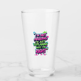 Copo De Pint Bold Funny Cote Neon Grafite