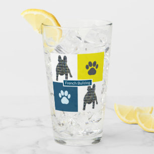 Copo De Pint Boletim Francês Cachorro e Pata Y&B Grade