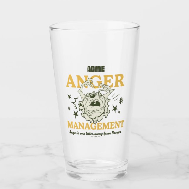 Copo De Pint BOLSAS DE CARRO™ |TAZ™ ACME Anger Management (Frente)