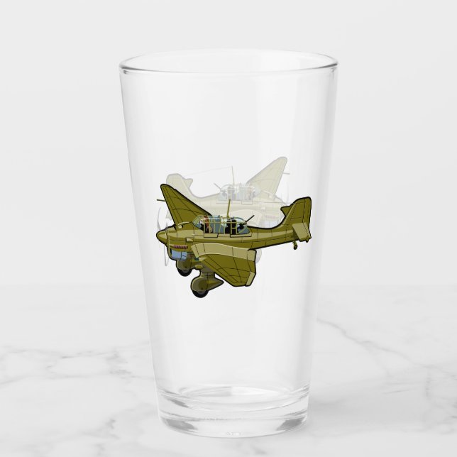 Copo De Pint Bombardeiro retrógrado (Frente)
