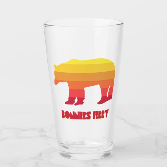 Copo De Pint Bonners Ferry Idaho Rainbow Bear (Frente)
