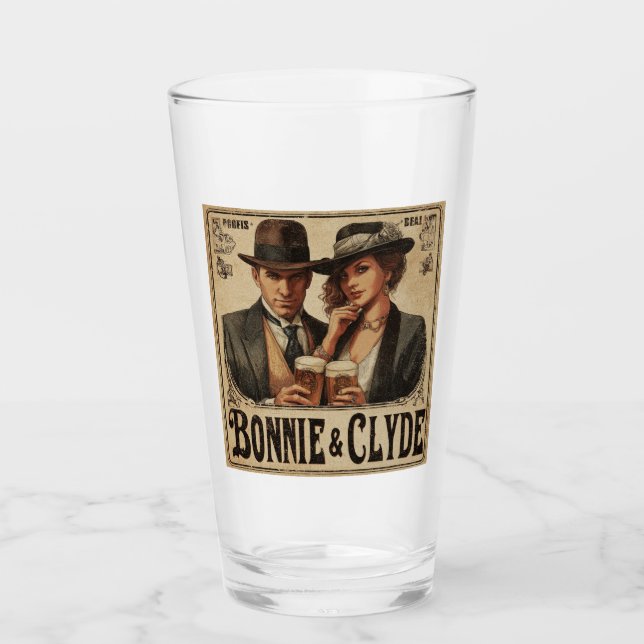 Copo De Pint Bonnie & Clyde Brew (Frente)
