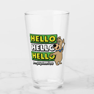 Copo De Pint Boo-Boo Bear Olá Olá, Olá, Jellystone