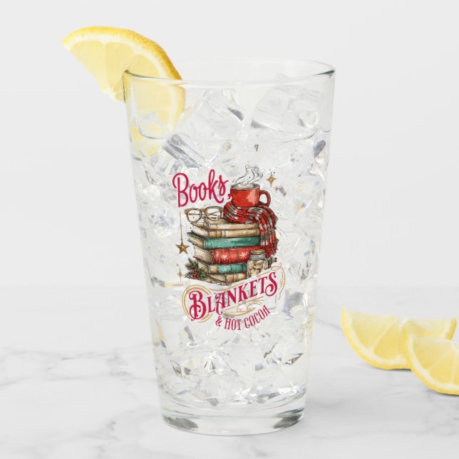 Copo De Pint Books Blankets and Hot Cocoa  (Gelo frontal)