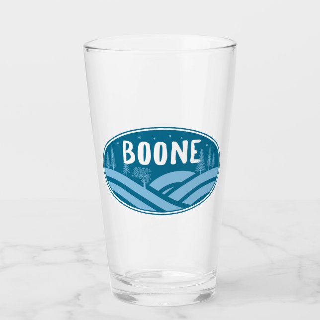 Copo De Pint Boone North Carolina no Exterior (Frente)