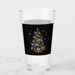 Copo De Pint Borboleta Árvore de Natal Luzes Mulheres Xmas B