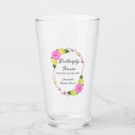 Copo De Pint Borboletas Para O Futuro Sra. Chá de panela