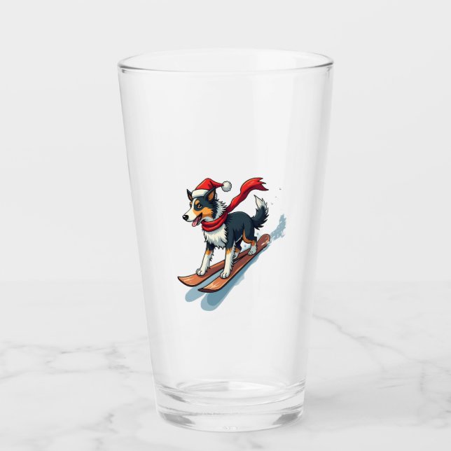 Copo De Pint Border Collie de Neve (Frente)