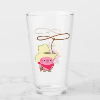 Copo De Pint Borracha De Caricatura Bela Com Lariat Tumbler