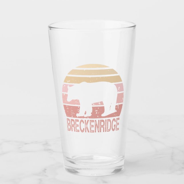 Copo De Pint Breckenridge Colorado Retro Bear (Frente)