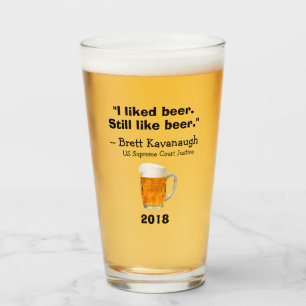 Copo De Pint Brett Kavanaugh Supremo Tribunal Eu Gosto De Cerve