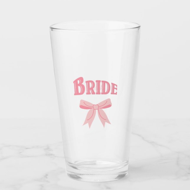 Copo De Pint BRIDE com nome personalizado (Frente)