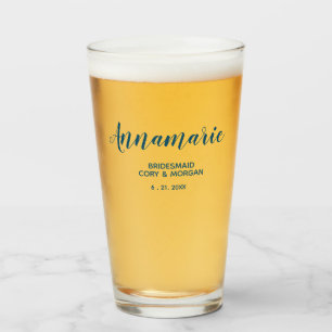 Copo De Pint Bridesmaid, Madrinha de casamento, Casamento Perso