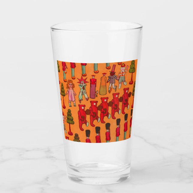 Copo De Pint Brinquedos de Natal Brincadeiras (Frente)