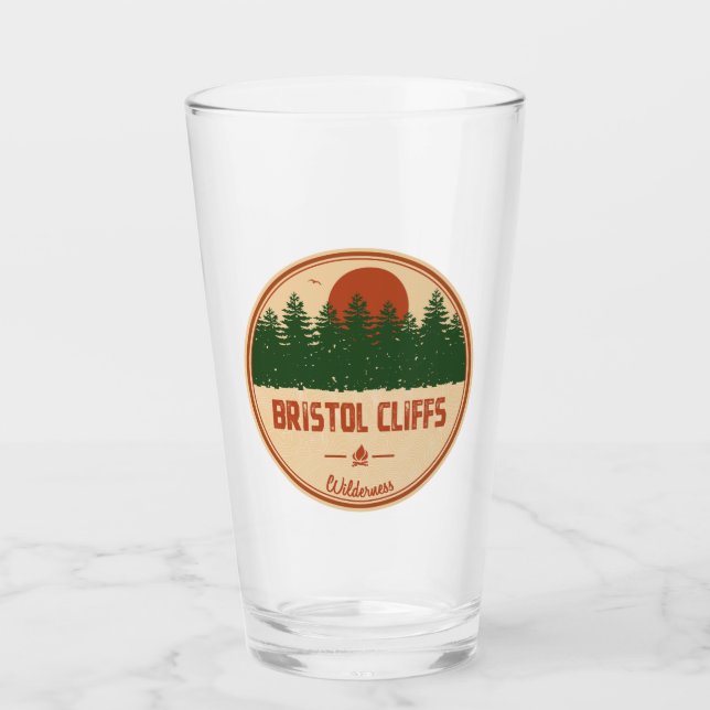 Copo De Pint Bristol CliFF Wilderness Vermont (Frente)