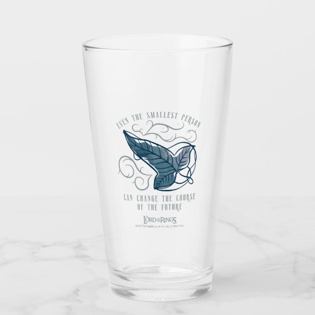 Copo De Pint Broche Élfico da Irmandade Citação Gráfica (Frente)