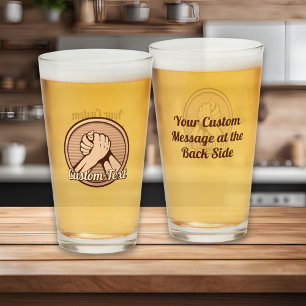 Copo De Pint Bronze da Luta do braço
