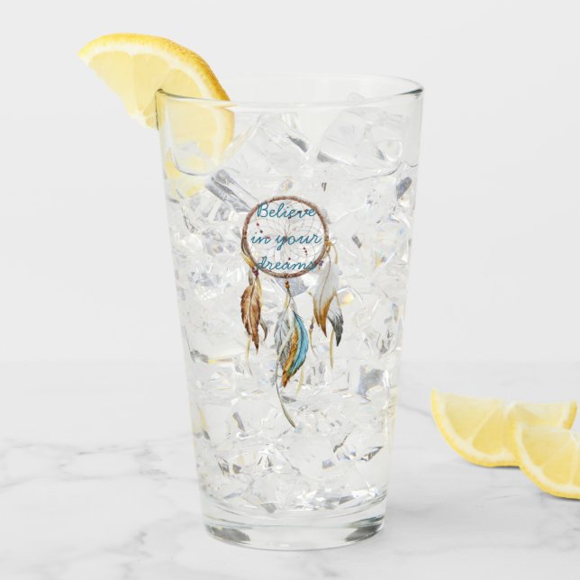 Copo De Pint Brown Turquoise Drecher (Gelo frontal)