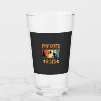 Copo De Pint Bruxas Gatos de Cavalgar Vassouras de Halloween Gr