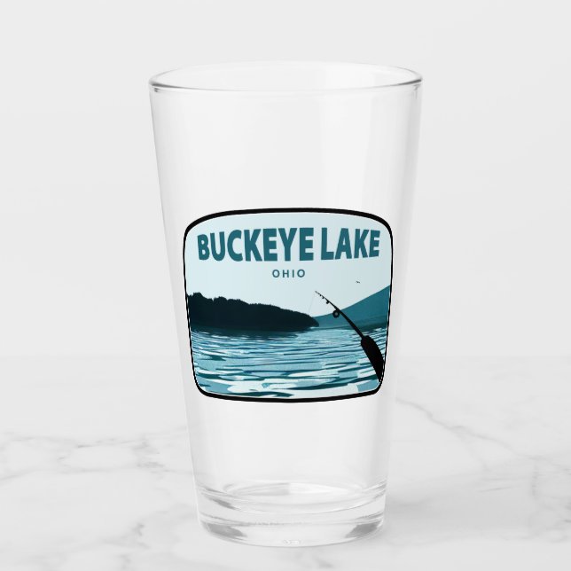 Copo De Pint Buckeye Lake Ohio Fisheries Rod (Frente)