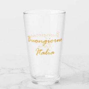 Copo De Pint Buongiorno Italia. Texto engraçado do inclinaçã