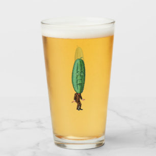 Copo De Pint Cabeça De Picles Engraçado, Cabeça De Castanho Sur