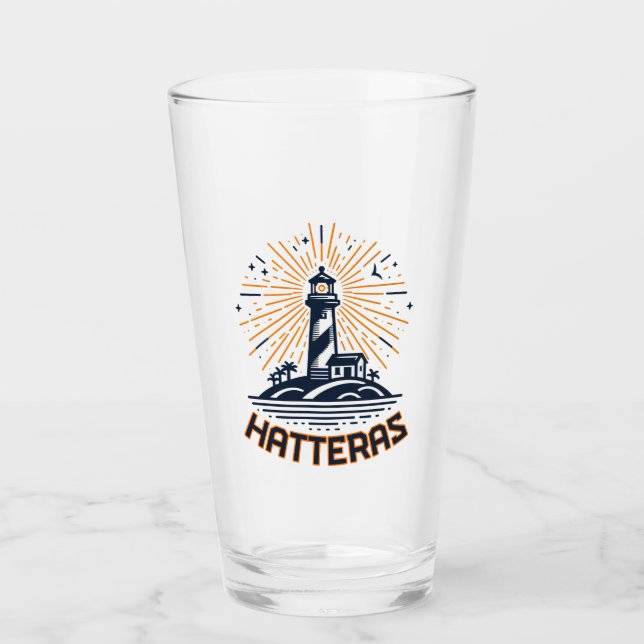 Copo De Pint Cabo Hatteras North Carolina Lighthouse Sunrise (Frente)