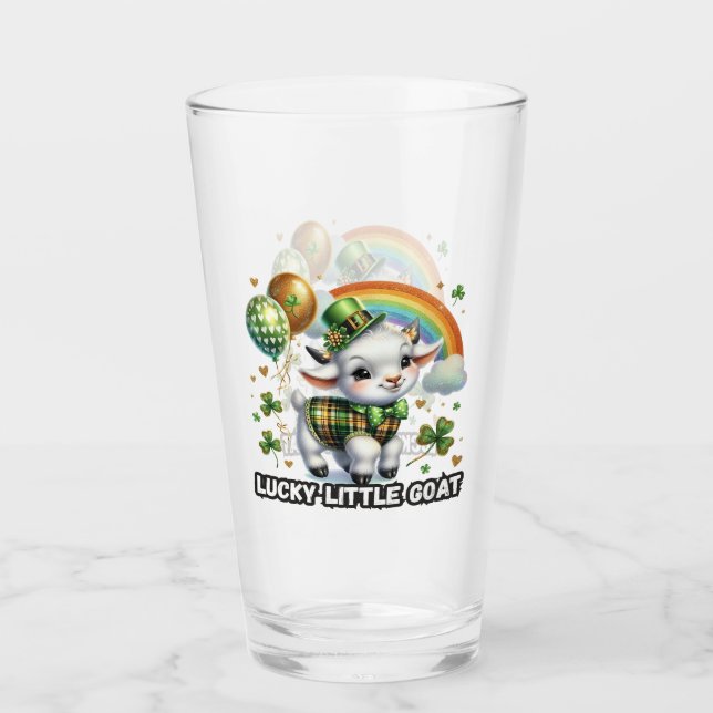 Copo De Pint Cabrazinha Sortuda - Dia de São Patrício  (Frente)