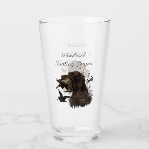 Copo De Pint Caça a Woodcock com Ponteiro Alemão Cabeado