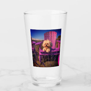 Copo De Pint Cachorrinho Amigável e Fofo de Shih Tzu Sorri, Cad