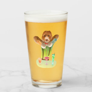 Copo De Pint Cachorro de Bartending no Bar Retroativo