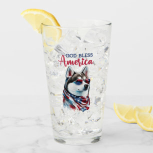 Copo De Pint Cachorro Patriota-Husky