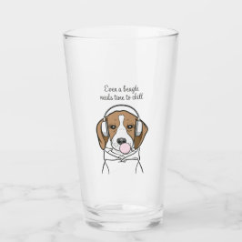 Copo De Pint Cachorro Refrigerado com Bubblegum Funny Beagle