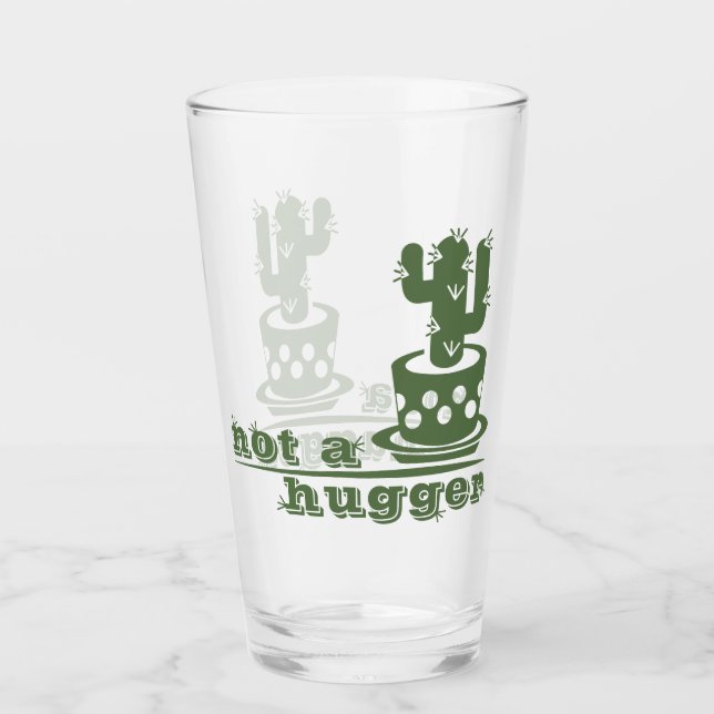 Copo De Pint Cactos não é um cacto engraçado (Frente)