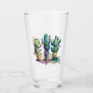 Copo De Pint Cactus design com balas coloridas