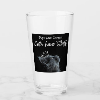 Copo De Pint Cães têm donos, gatos têm funcionários