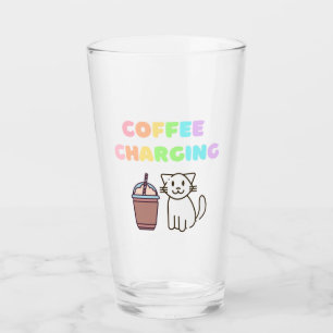 Copo De Pint café carregando um gato adorável