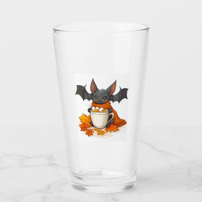 Copo De Pint Café com Abóbora de Vampiro (Frente)