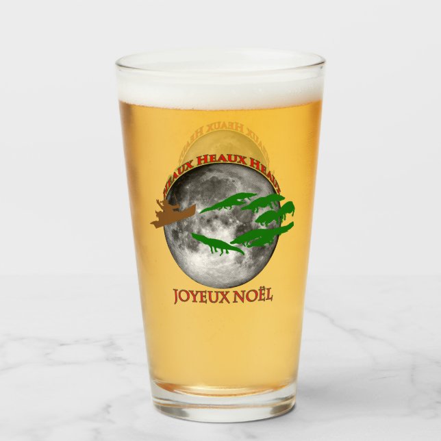 Copo De Pint Cajun Christmas (Frente (Preenchido))