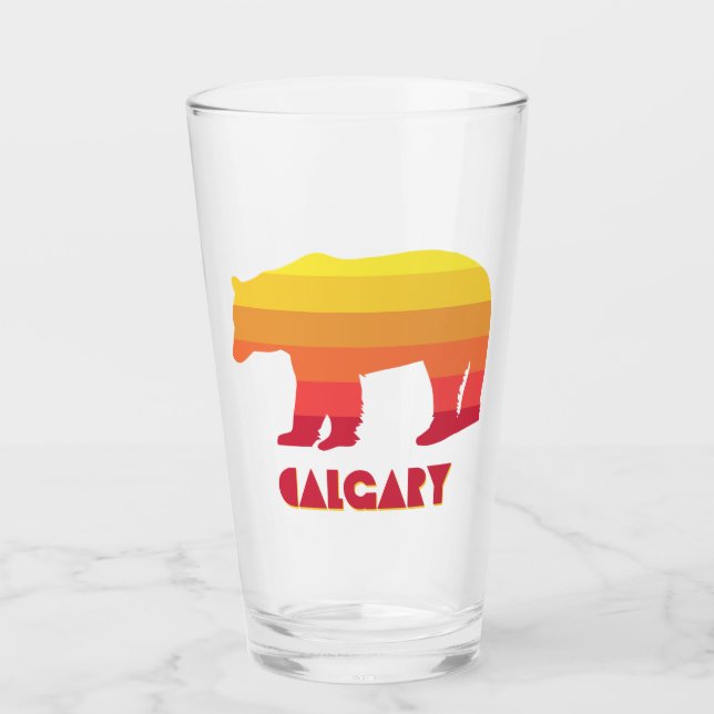 Copo De Pint Calgary Alberta Rainbow Bear (Frente)