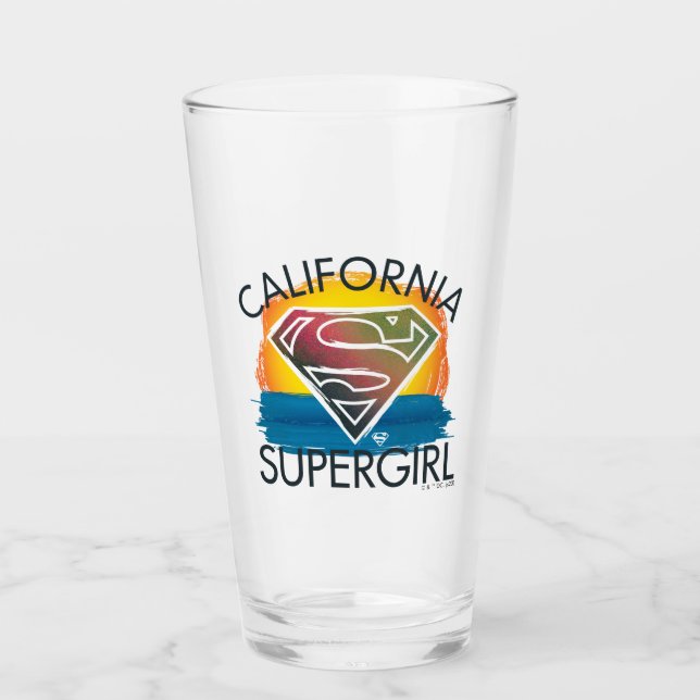 Copo De Pint California Supergirl Sunset Graphic (Frente)