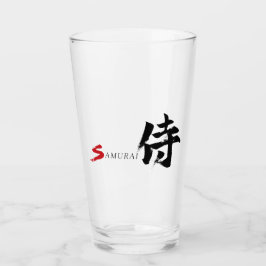 Copo De Pint Caligrafia Japonesa Kanji Samurai
