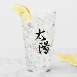 Copo De Pint Caligrafia Japonesa Kanji Taiyo/Sol