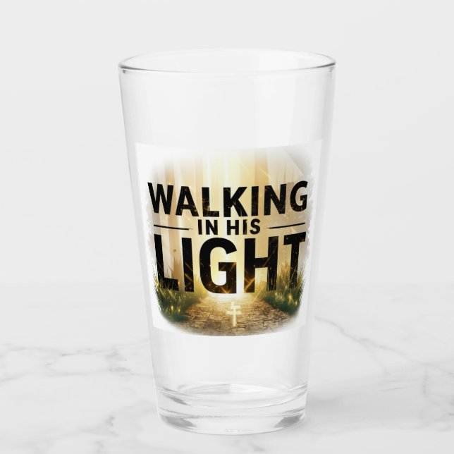 Copo De Pint Caminhando à Luz (Frente)