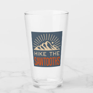 Copo De Pint Caminhe pelos Sawtooths Idaho Sunburst