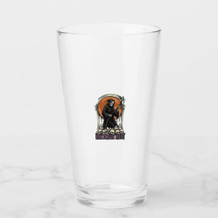 Copo De Pint Camisa Branca de Gravura Vintage do Ceifador de Ha