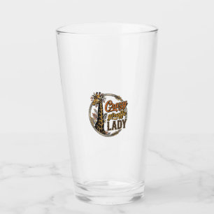 Copo De Pint Camisa com Desenho de Gravura Vintage da Senhora G