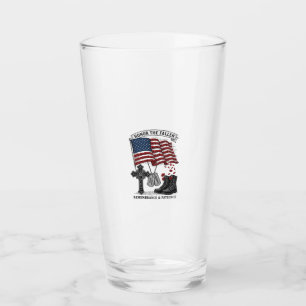 Copo De Pint Camisa da Bandeira do Papoula da Cruz Memorial Pat