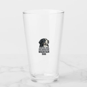 Copo De Pint Camisa de desenho de gravação vintage do cão de mo