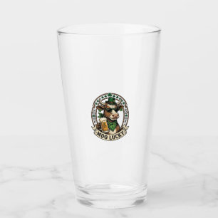 Copo De Pint Camisa de Vaca Irlandesa Design de Cerveja Vintage